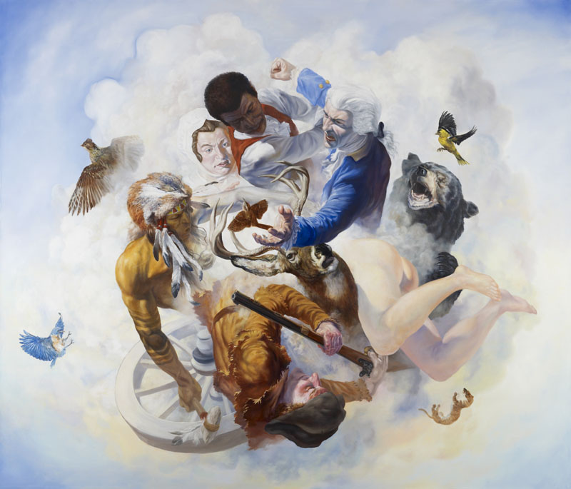 oil on canvas, 72" x 84", private collection
