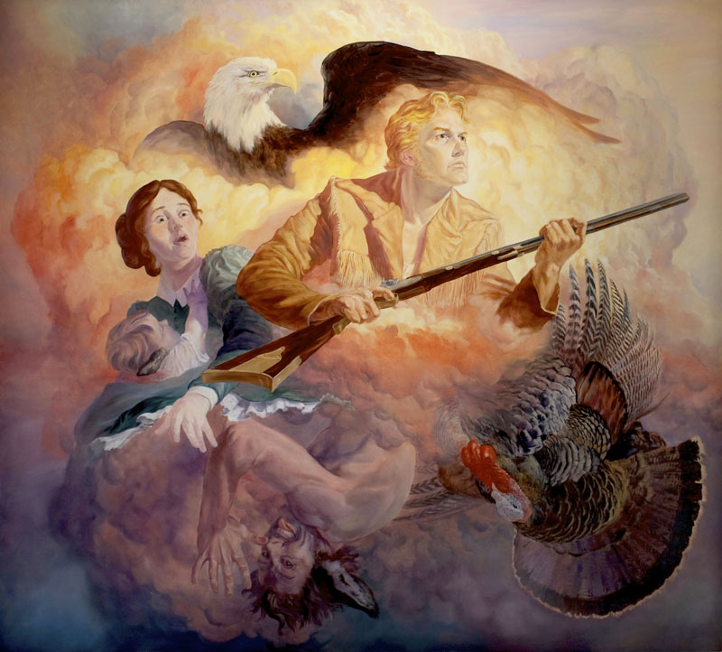 oil on canvas, 48" x 54", private collection