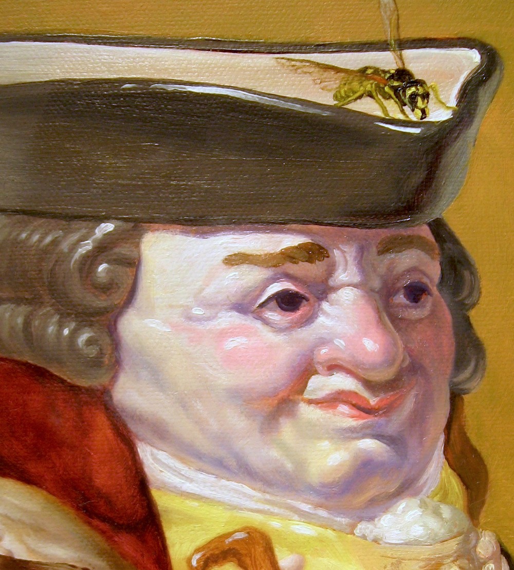 Wasps - detail, Toby face