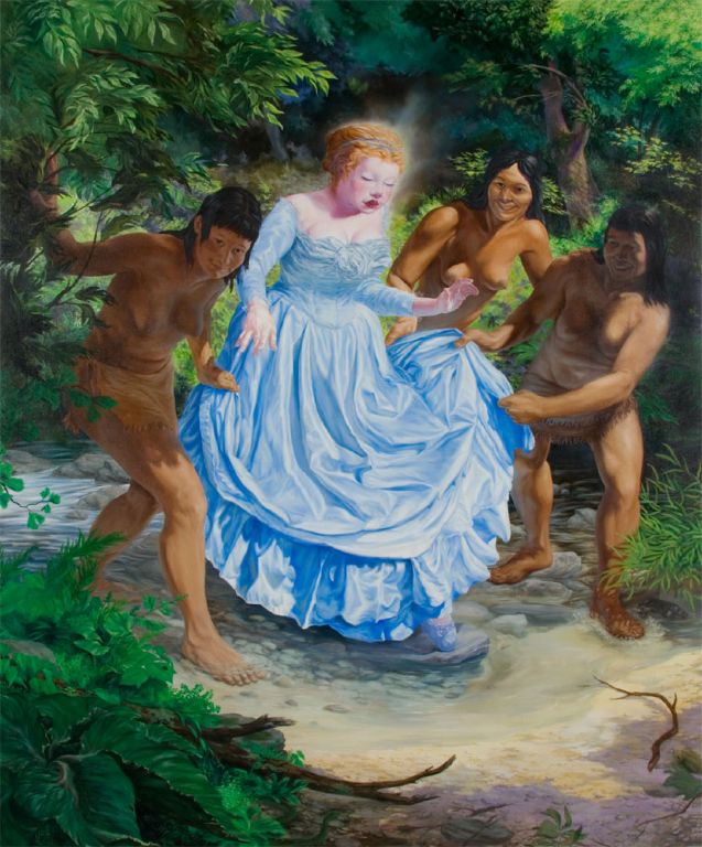 oil on canvas, 72" x 60", private collection